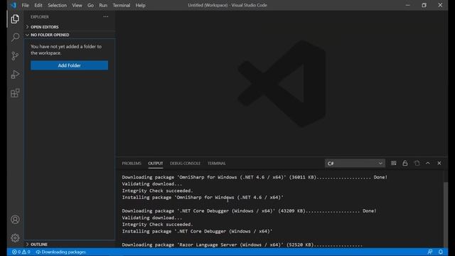 VSCode | C# Language support and configuration смотреть онлайн