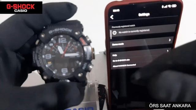 Casio G-Shock GG-B100 Bluetooth Bağlantı İptali