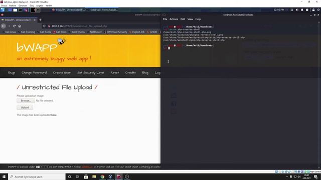 Unrestricted File Upload Bwapp  (low And Medium)