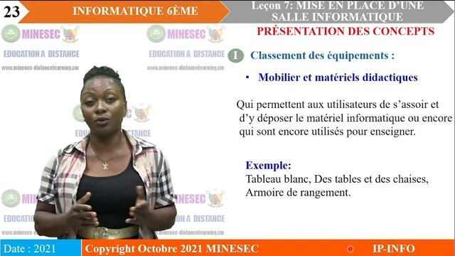 IP-INFO INFORMATIQUE 6ème Leçon 7 mise en place d'une salle informatique смотреть онлайн