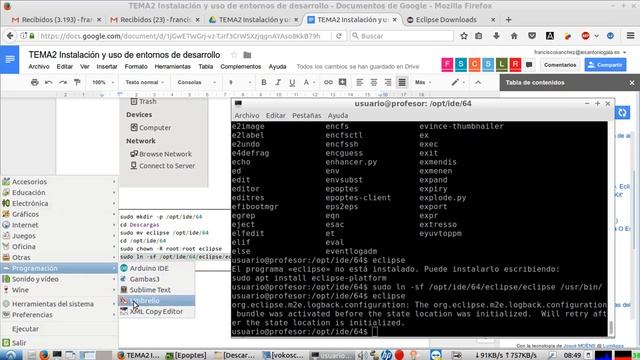 3/ Entornos de desarrollo: Instalación de Eclipse Oxygen. How to install Eclipse Oxygen on linux смотреть онлайн