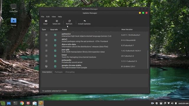 Linuxmint 19.3 Customized Dark Theme смотреть онлайн
