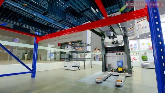 Автономный вилочный погрузчик Geek+ F14L_conv смотреть онлайн