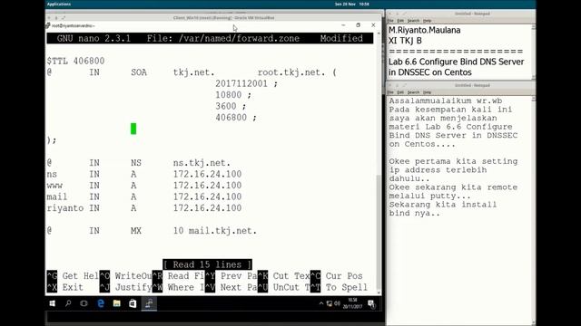 Lab 6.6 Configure Bind DNS Server in DNSSEC on Centos смотреть онлайн