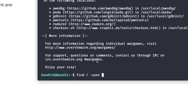 [Kali Linux] CTF Bandit : Level 6 → Level 7 [Over the wire] смотреть онлайн