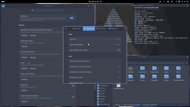 ArcoLinux : 3872 Gnome - Forge can turn Gnome in a TWM or a tiling window manager смотреть онлайн