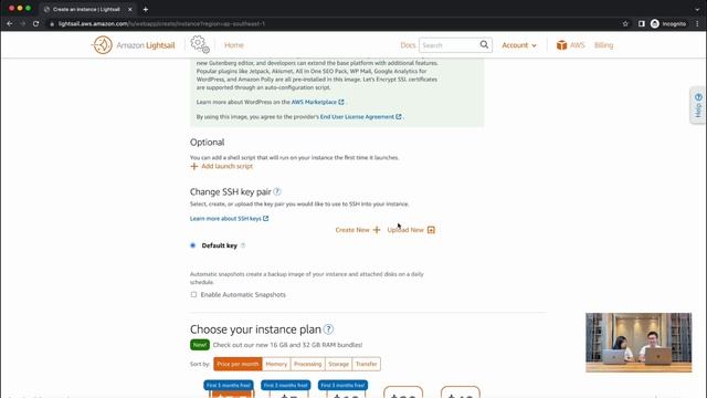 如何创建 AWS lightsail 来免费设置Wordpress网页 смотреть онлайн