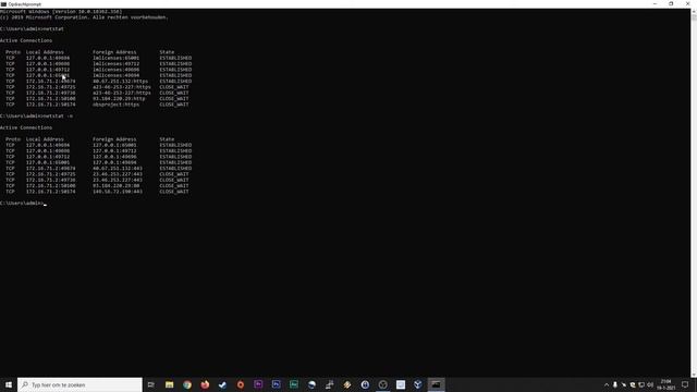 Check All the Active Connections with NETSTAT смотреть онлайн