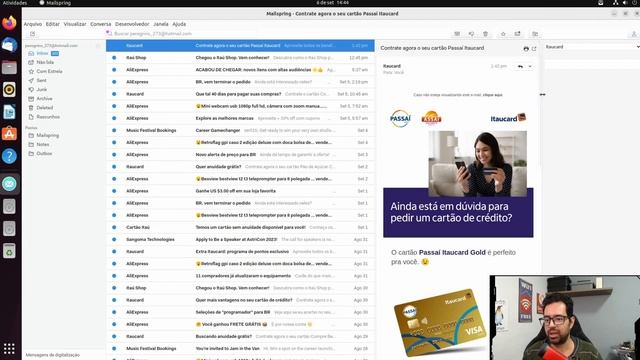 GERENCIADOR DE EMAIL NO UBUNTU LINUX DESKTOP смотреть онлайн