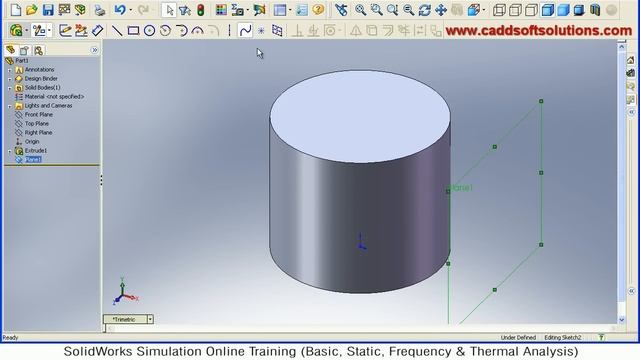 SolidWorks Tutorial | Project Curve | Curves Tutorial смотреть онлайн