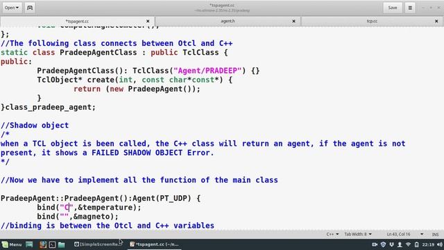 Creation of a New Agent in ns2 - NS2 Tutorial # 10 смотреть онлайн