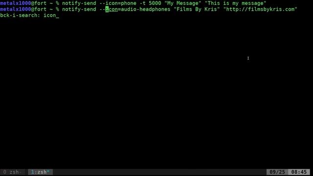 Notify send Linux Notification Messages BASH Tutorial смотреть онлайн