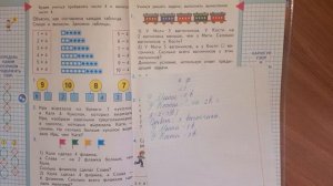 Математика, Моро, 1 класс, 2ч. стр.13 Решение задач.