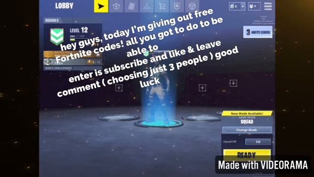 Free Fortnite Mobile Code Giveaway!!! IOS смотреть онлайн