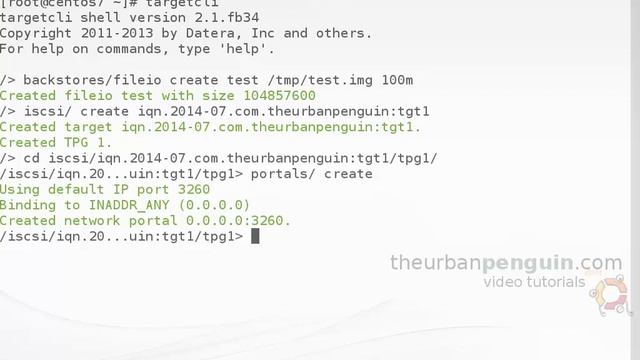 RH254 CentOS 7 Create iSCSI Targets смотреть онлайн