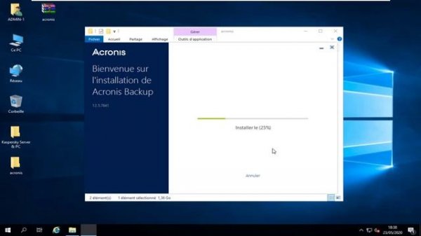 Installation Acronis Backup 12.5
