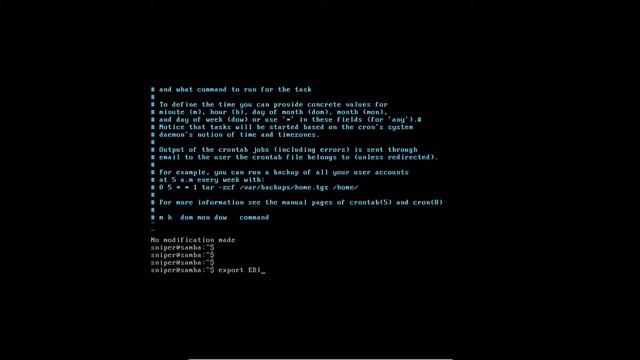 How to change Crontab editor (Linux) смотреть онлайн