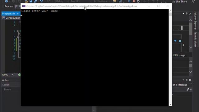 Visual Basic Getting Started | Visual Studio 2019 | VB.NET Core First App смотреть онлайн