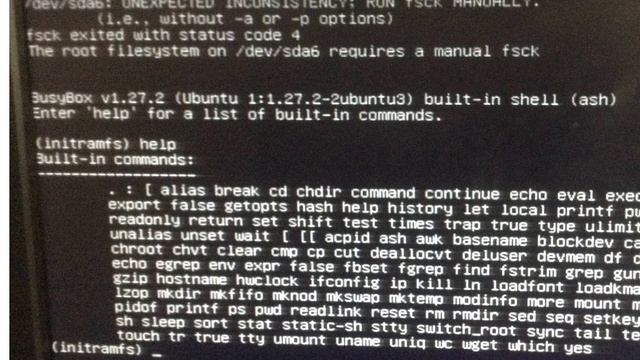 How do I run fsck manually? смотреть онлайн