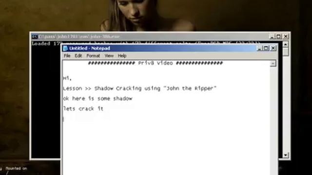 Shadow Passwd Crack.avi смотреть онлайн