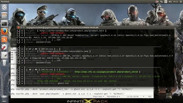 Mencari Vulnerability Website dengan InurLbr di Ubuntu Linux смотреть онлайн