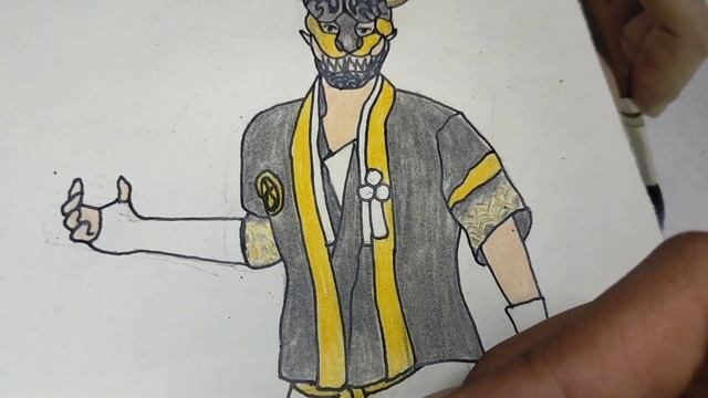 Golden Sakura Bundle Drawing | Free Fire Black Sakura Bundle | FF Drawing| смотреть онлайн