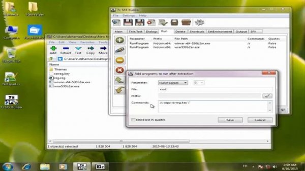 How To Create WinRaR Silent + Cracked + Themes with 7zip SFX Builder