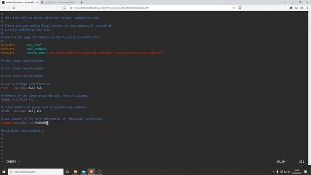 Privilege Escalation - Getcap override set on Vim смотреть онлайн
