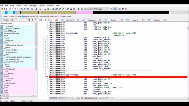 Video Example #3 - Cracking a sample executable смотреть онлайн