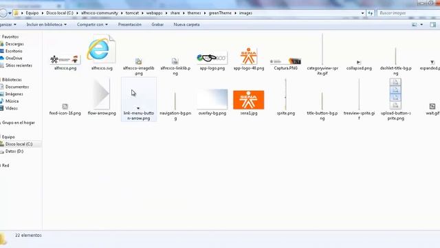Configuración fondo y logo Alfresco смотреть онлайн