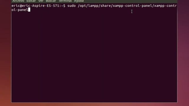 Panel de control gráfico XAMPP Ubuntu/Linux смотреть онлайн