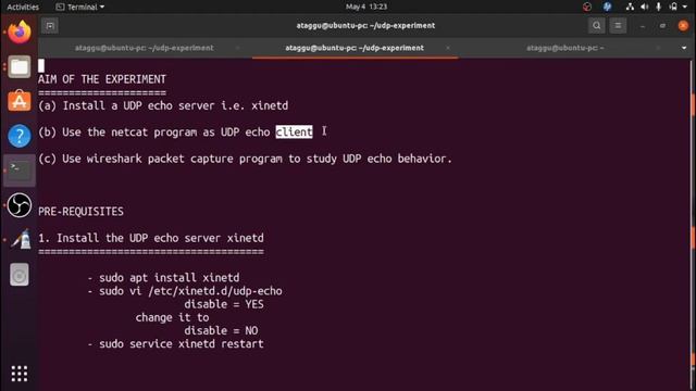 Tutorial on UDP using ECHO protocol смотреть онлайн