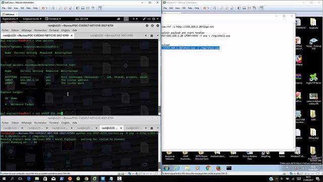 Exploiting CVE-2017-8759 with Metasploit смотреть онлайн