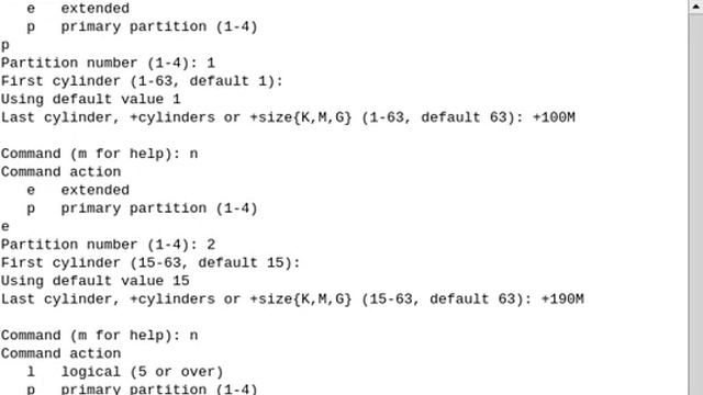 Linux Partition Lab 1 - fdisk смотреть онлайн