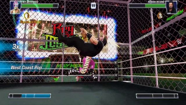 Rey Mysterio vs Roman reigns | Hell in a Cell | WWE Mayhem смотреть онлайн