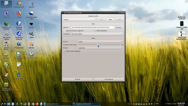 How to Record Desktop in Linux with SimpleScreenRecorder смотреть онлайн