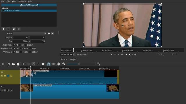 Shotcut Picture In Picture & Split-Screen Tutorial смотреть онлайн