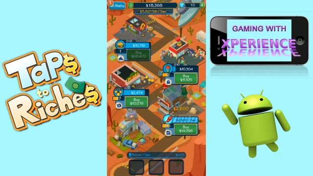 Taps to Riches Gameplay | Road to Riches! (Part 1) смотреть онлайн