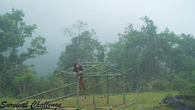 Make A BamBoo House To Start A Farm Project, Survival Chalenges, Ep 15