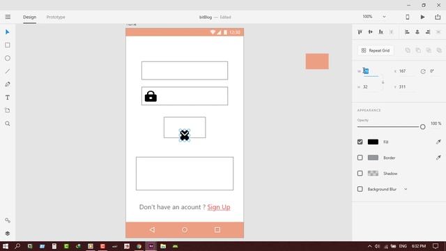 How to Design Sign Up Page Blog App in Adobe Xd смотреть онлайн
