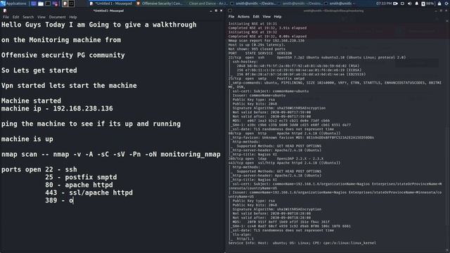Offensive Security proving grounds community play Monitoring machine Walkthrough. смотреть онлайн