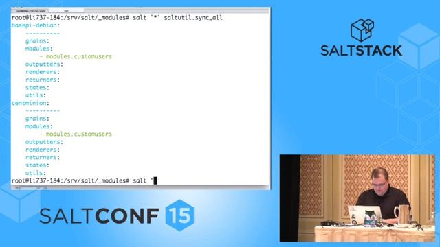 SaltConf15 - SaltStack - Extending SaltStack with Custom Execution and Runner Modules смотреть онлайн