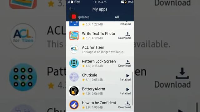 How to download acl apps from Tizen store(acl apps tizen store se delete ho gaya hai) смотреть онлайн