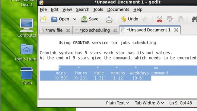 Automatically execute (Job scheduling) commands in linux (REDHAT6) смотреть онлайн