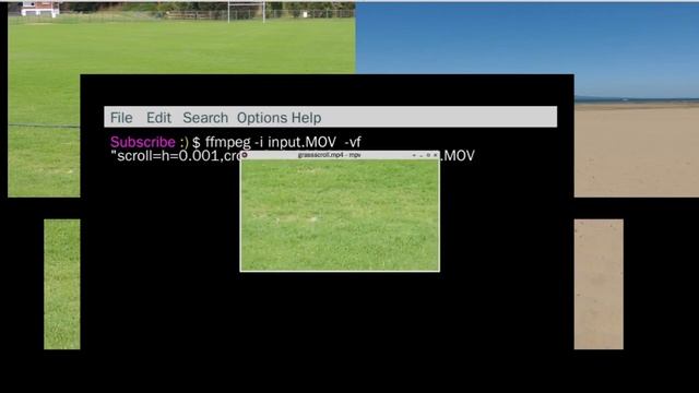 using ffmpeg scroll command in a video or photo смотреть онлайн