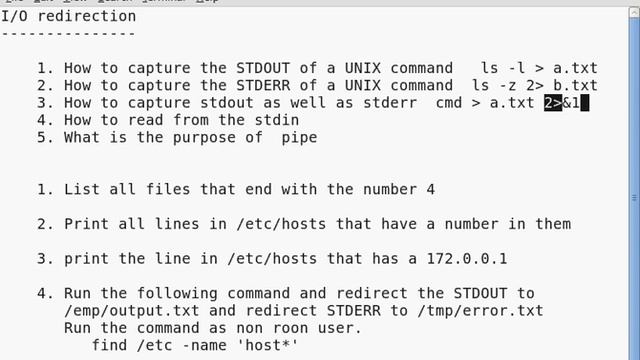 rhcsa_17_io_redirection_001 смотреть онлайн