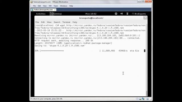 How To Install Skype on Fedora 18 смотреть онлайн