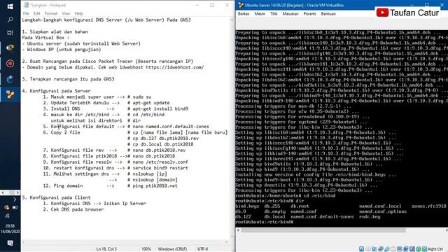 How to Configure DNS Server on GNS3 using Ubuntu Server 16.04 смотреть онлайн