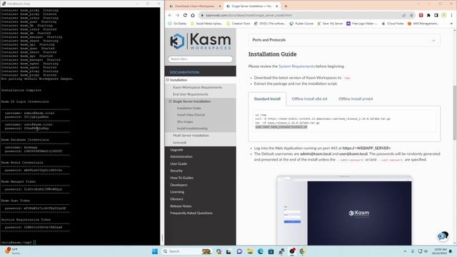 Kasm Install on Ubuntu Server 22.04 смотреть онлайн