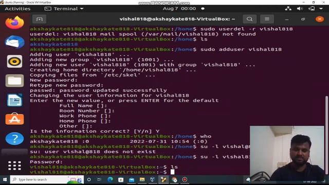 How we can add, remove,switch user in ubuntu linux|| How we can check available user ubuntu linux смотреть онлайн
